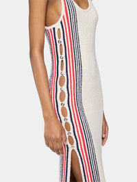 Long dress in terry jersey