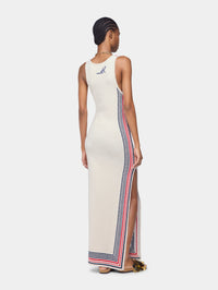 Long dress in terry jersey