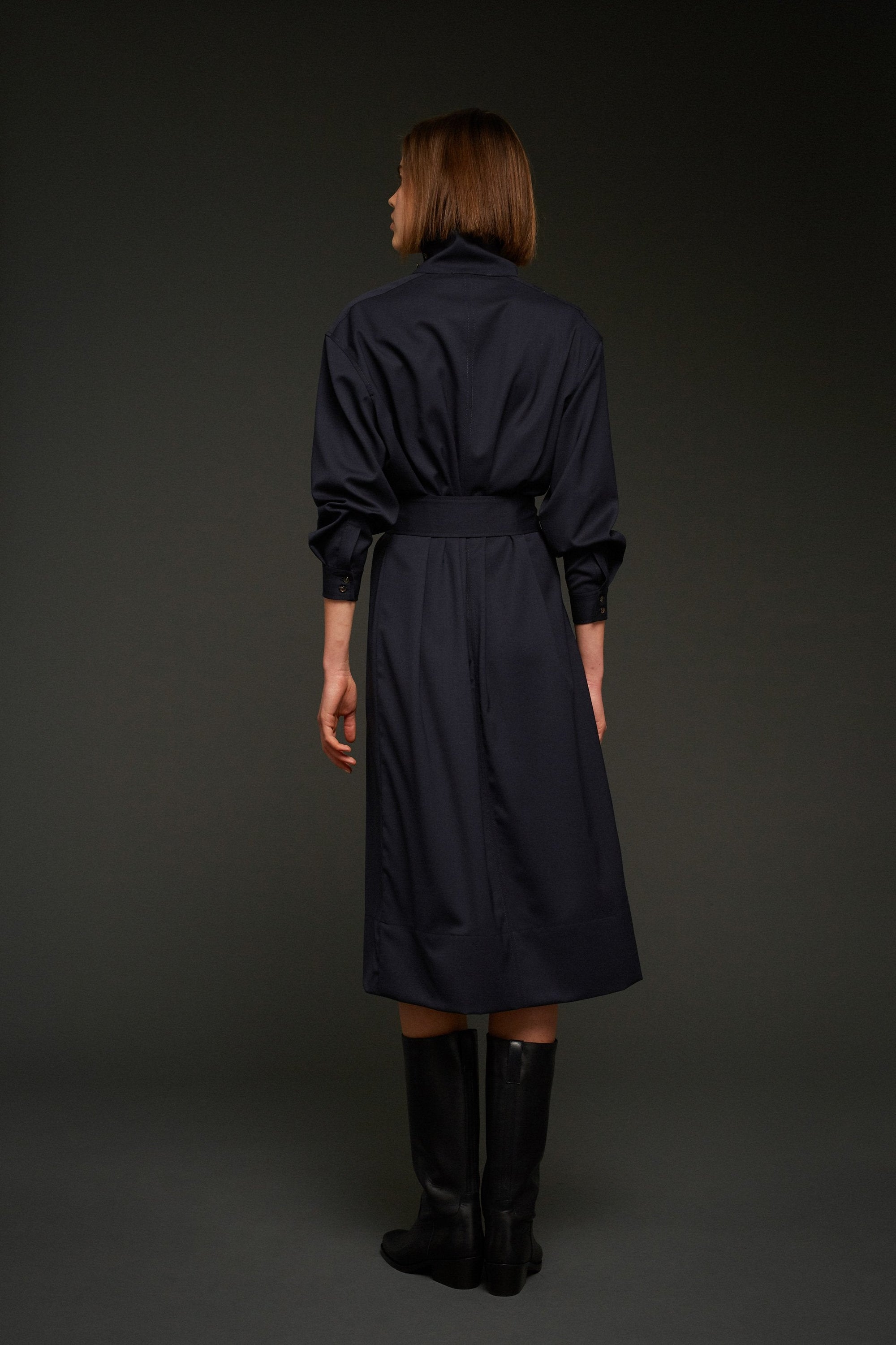 NAVY _ Robe Olive - Navy