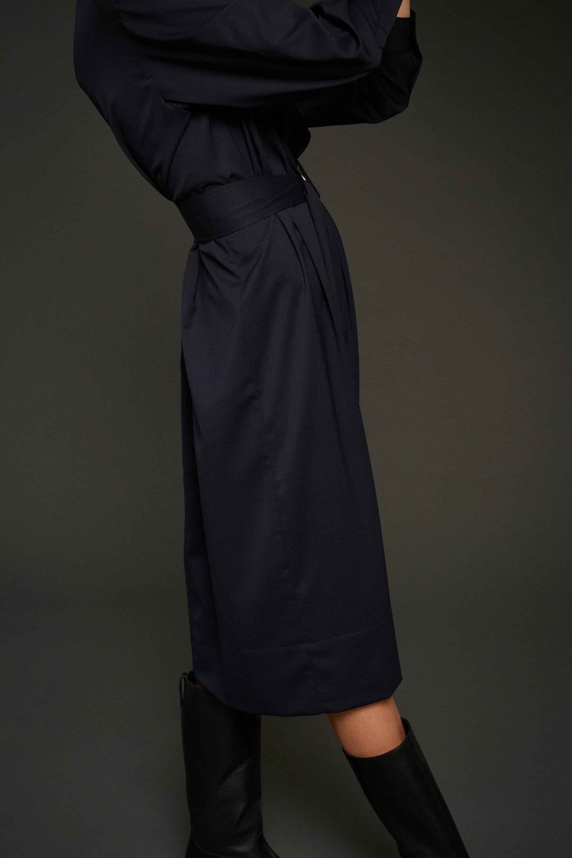 NAVY _ Robe Olive - Navy