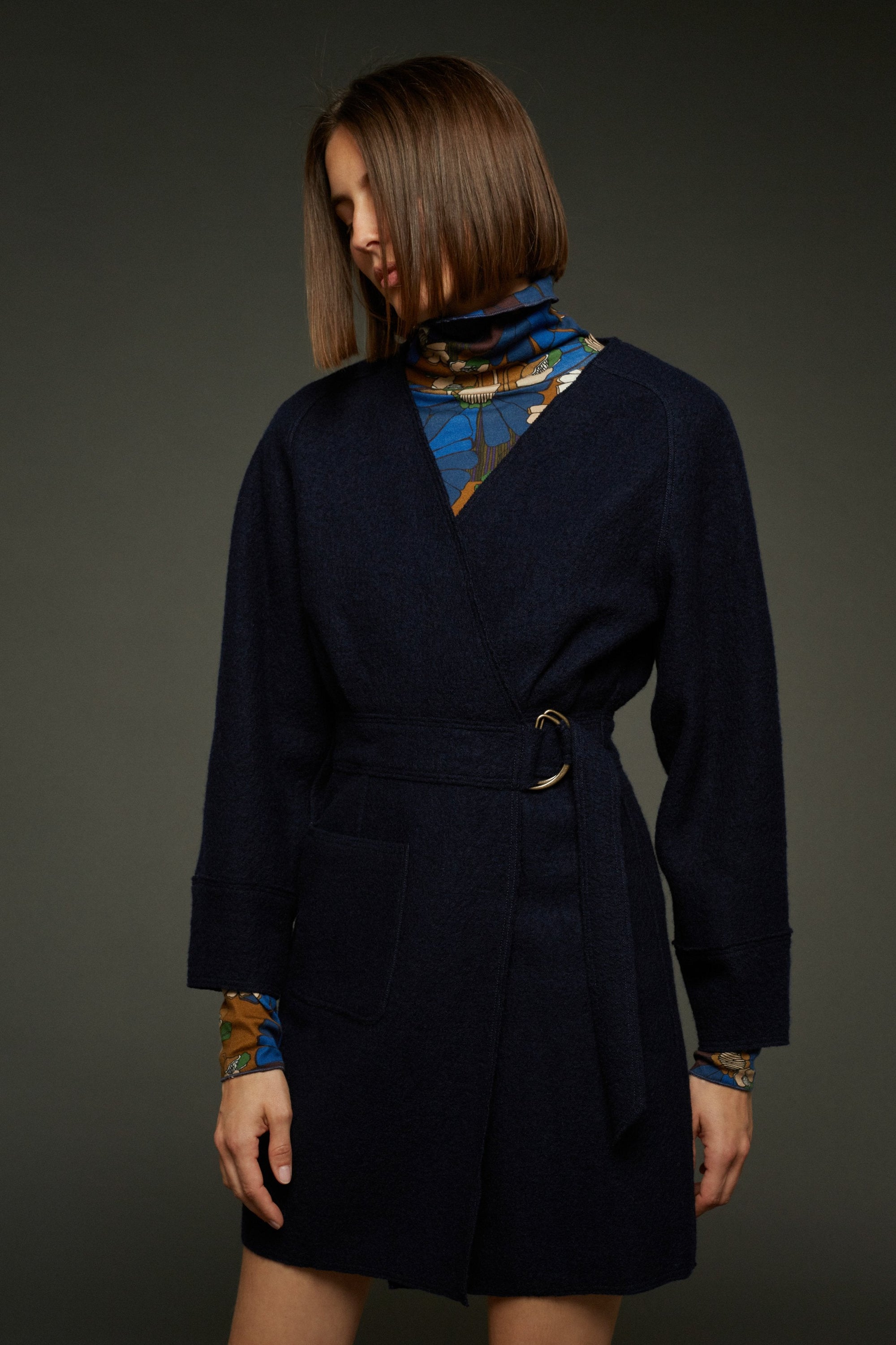 NAVY _ Robe Norvege - Navy