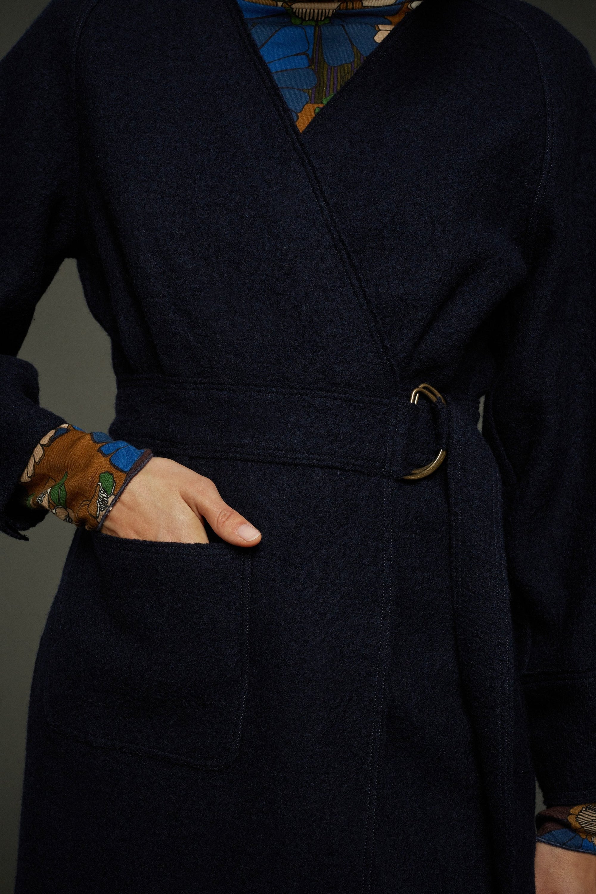 NAVY _ Robe Norvege - Navy