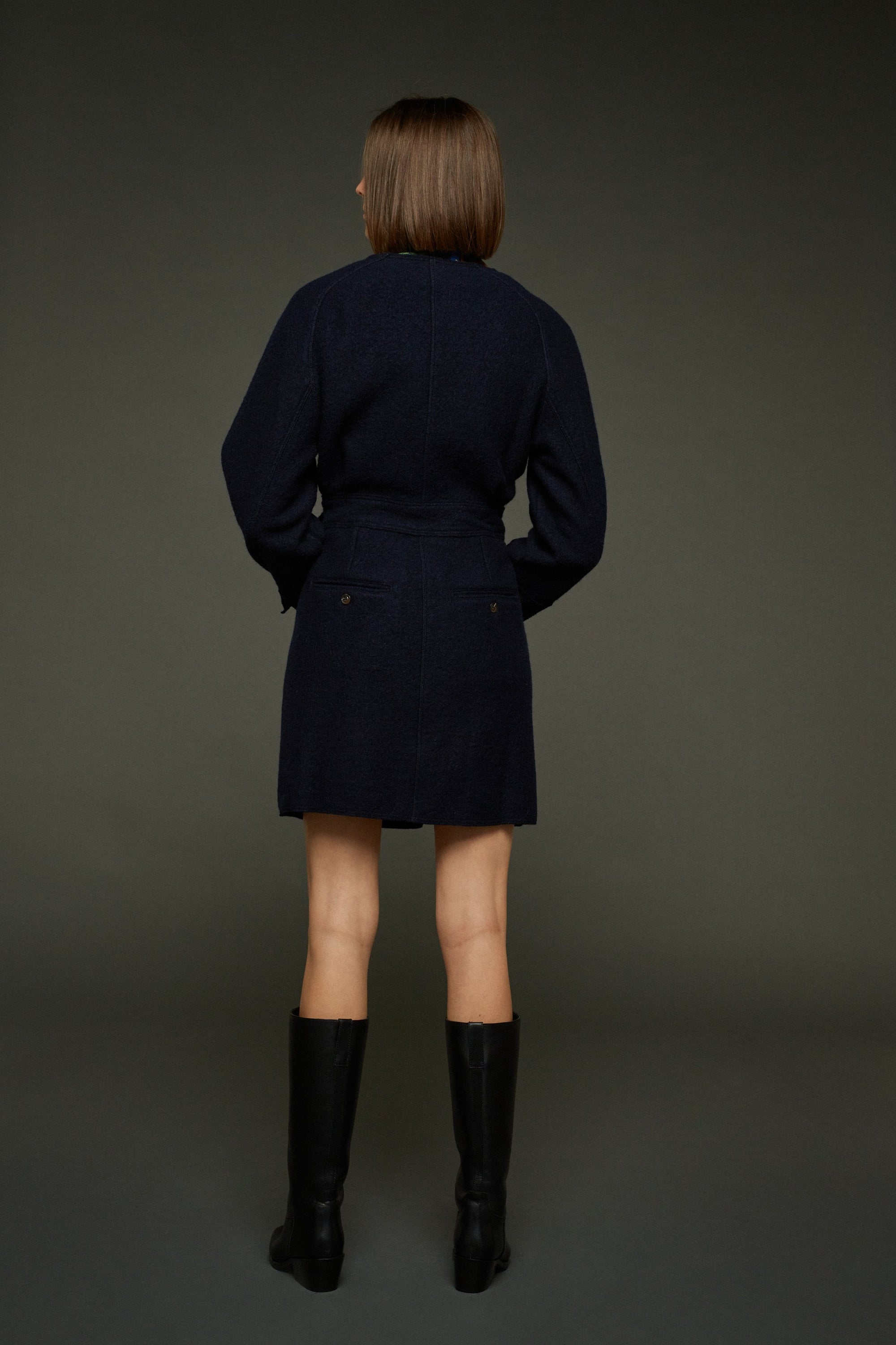 NAVY _ Robe Norvege - Navy