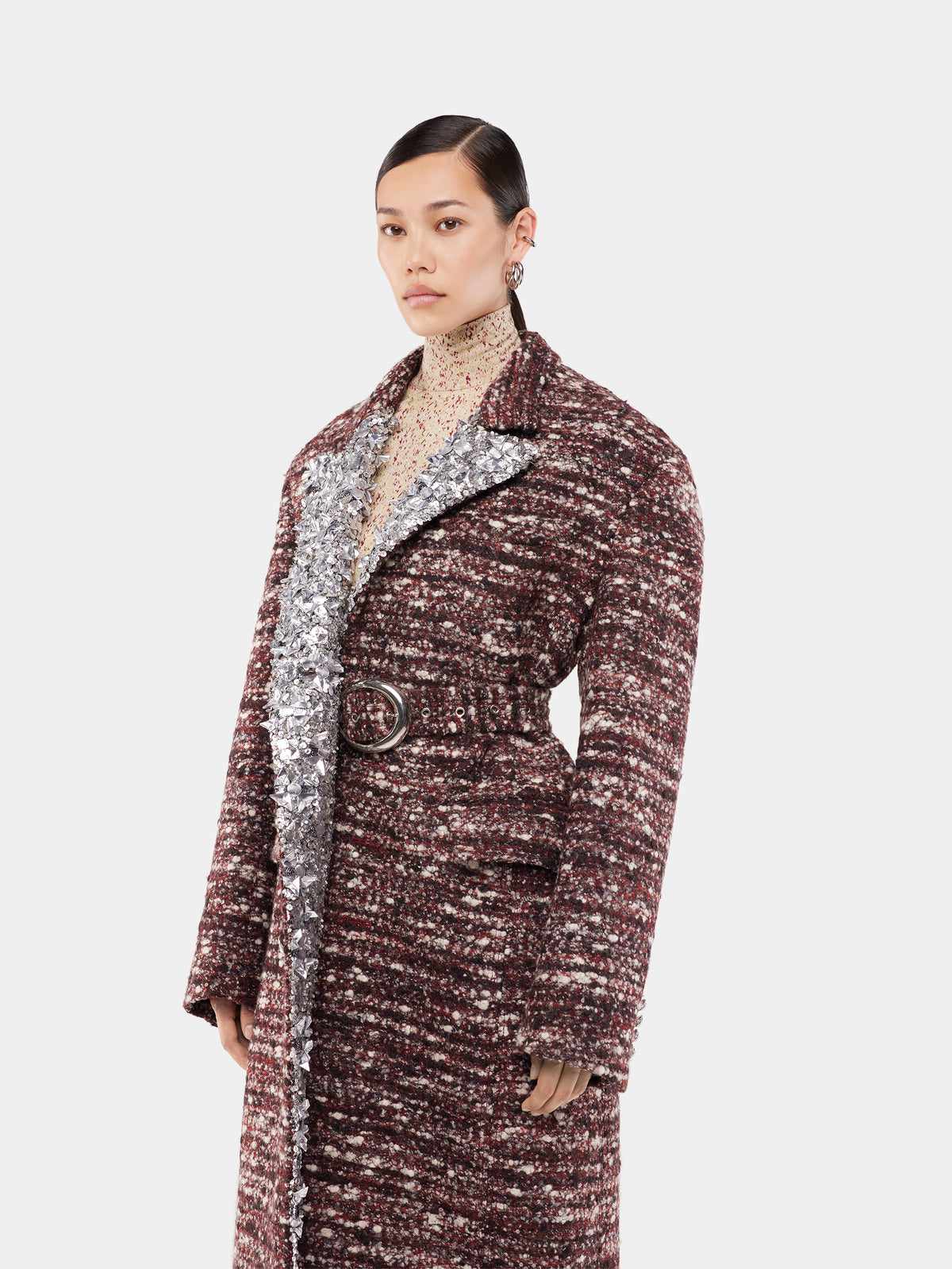 Tailored coat in wool