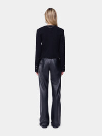 Trousers in leather