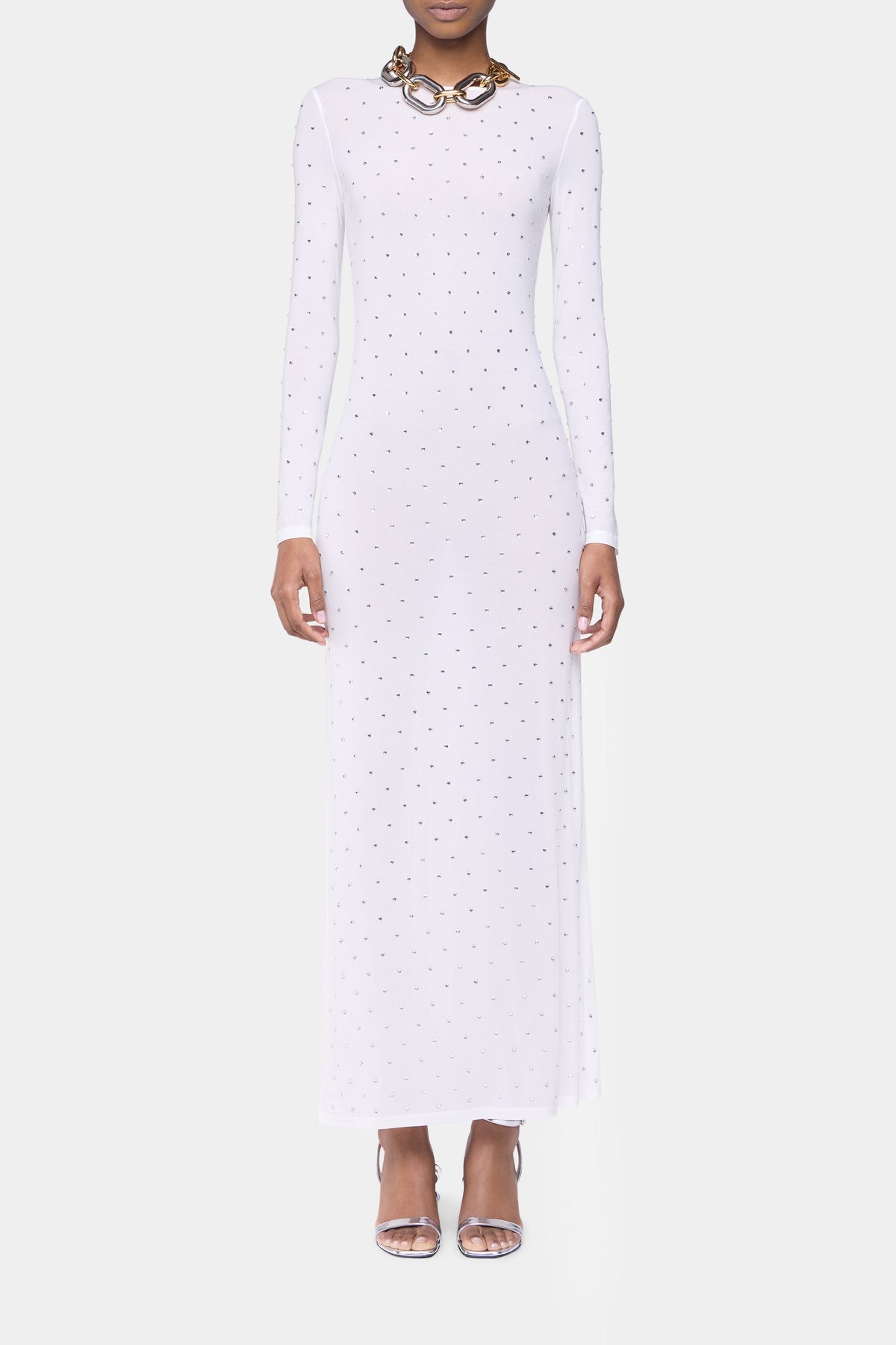 Robe longue en jersey - Coconut Milk