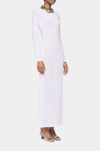 Robe longue en jersey - Coconut Milk
