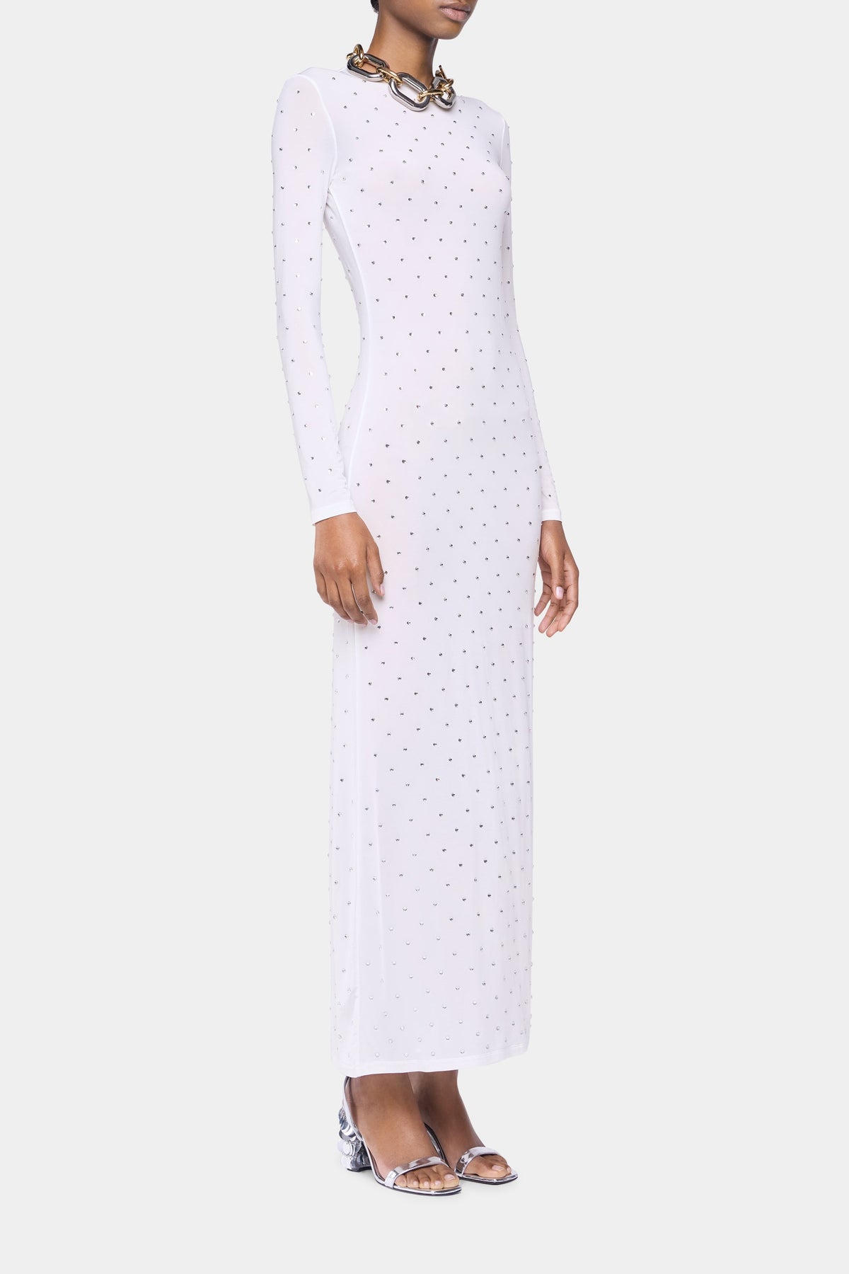 Robe longue en jersey - Coconut Milk