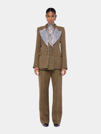 Tailored blazer in wool