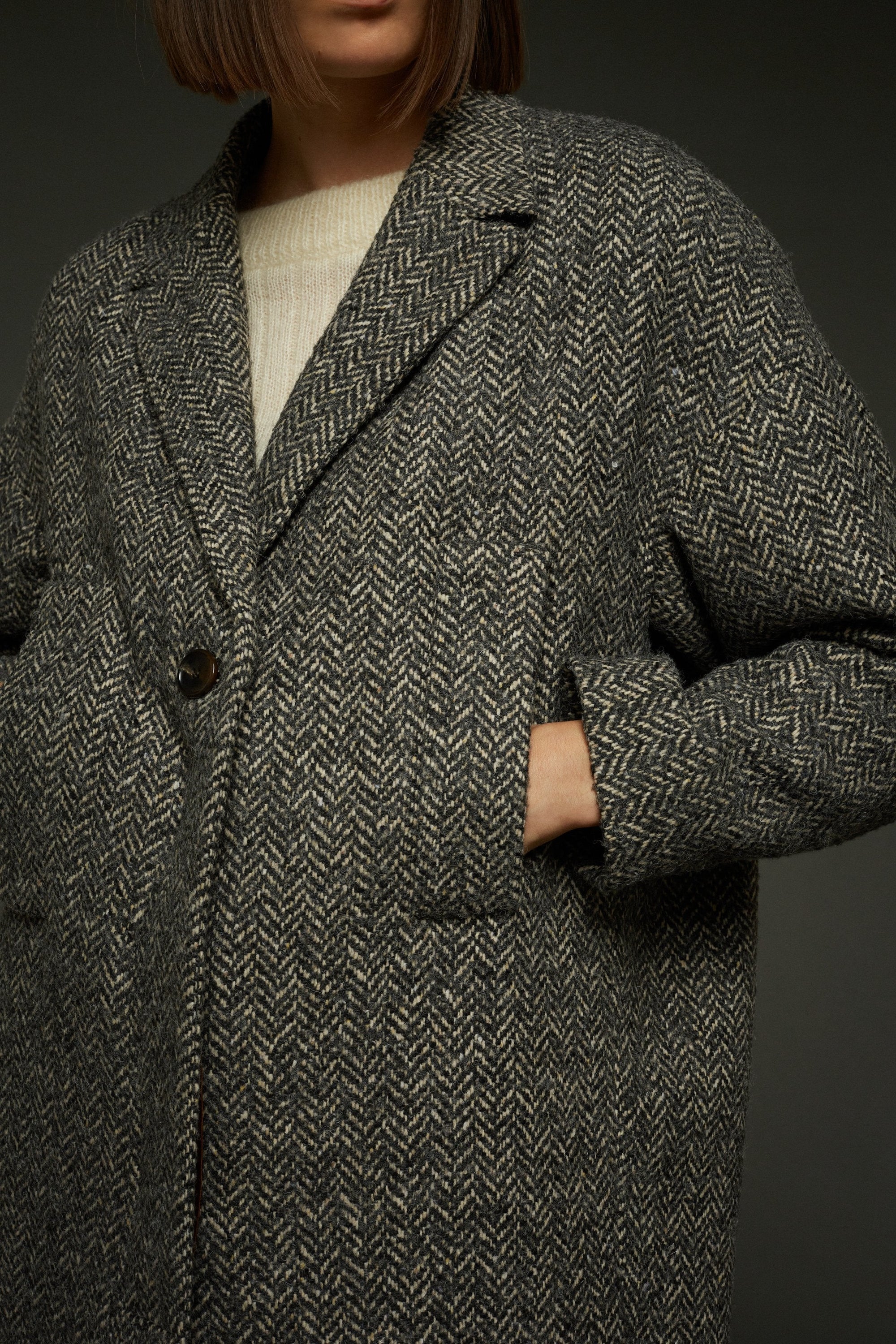 GRIS _ Manteau Osmont - Gris