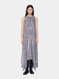 Midi dress in sequins