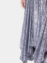Midi dress in sequins