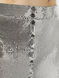 Silver mesh trousers