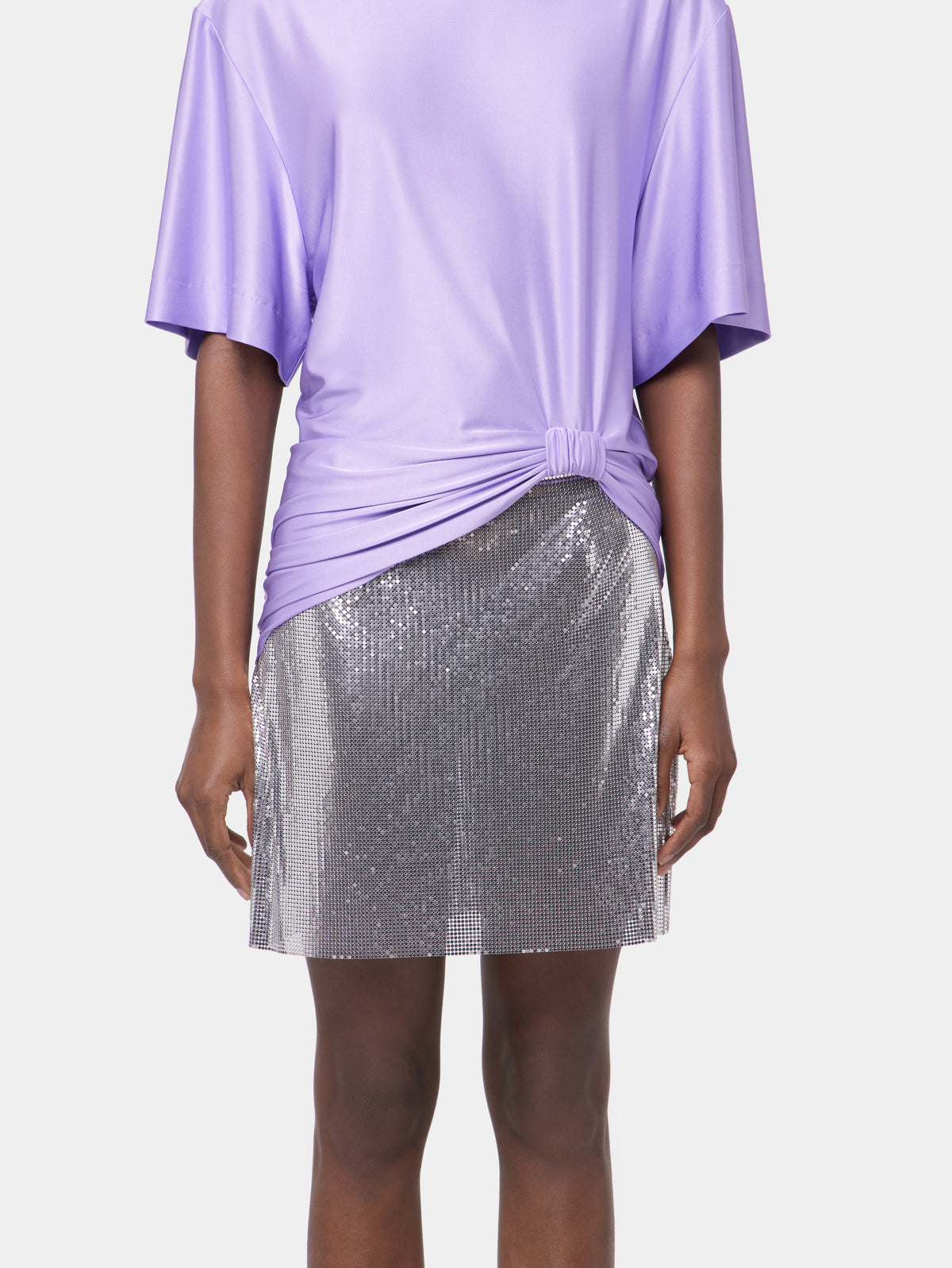 LAVENDER TEE-SHIRT IN JERSEY