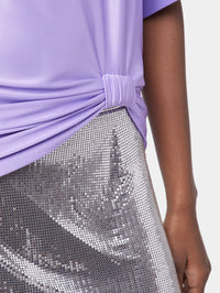LAVENDER TEE-SHIRT IN JERSEY