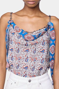 Débardeur à motif paisley - Bandana Paisley & Cream