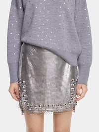 SHORT SKIRT IN MESH