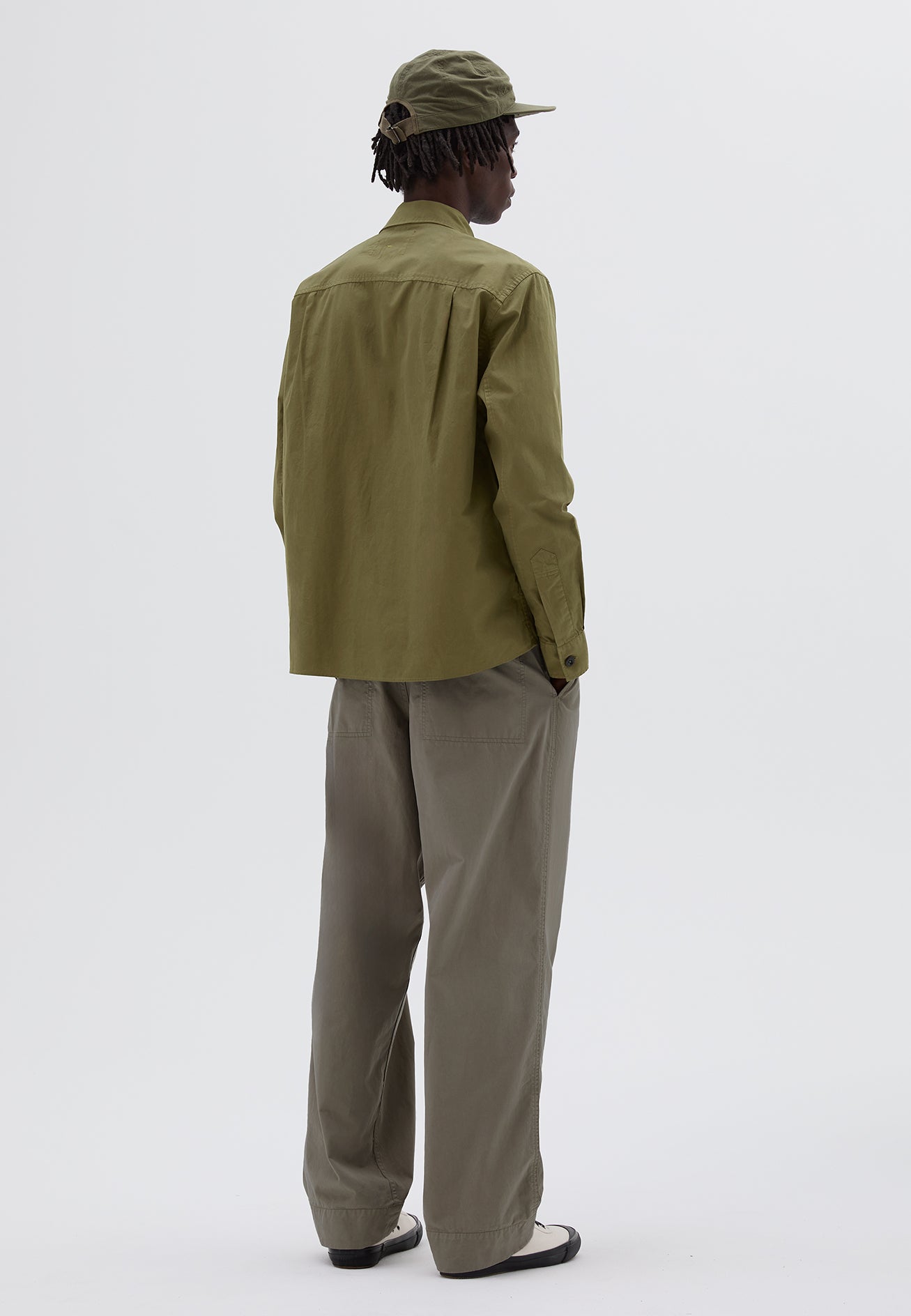 Chemise ample à poche - Green