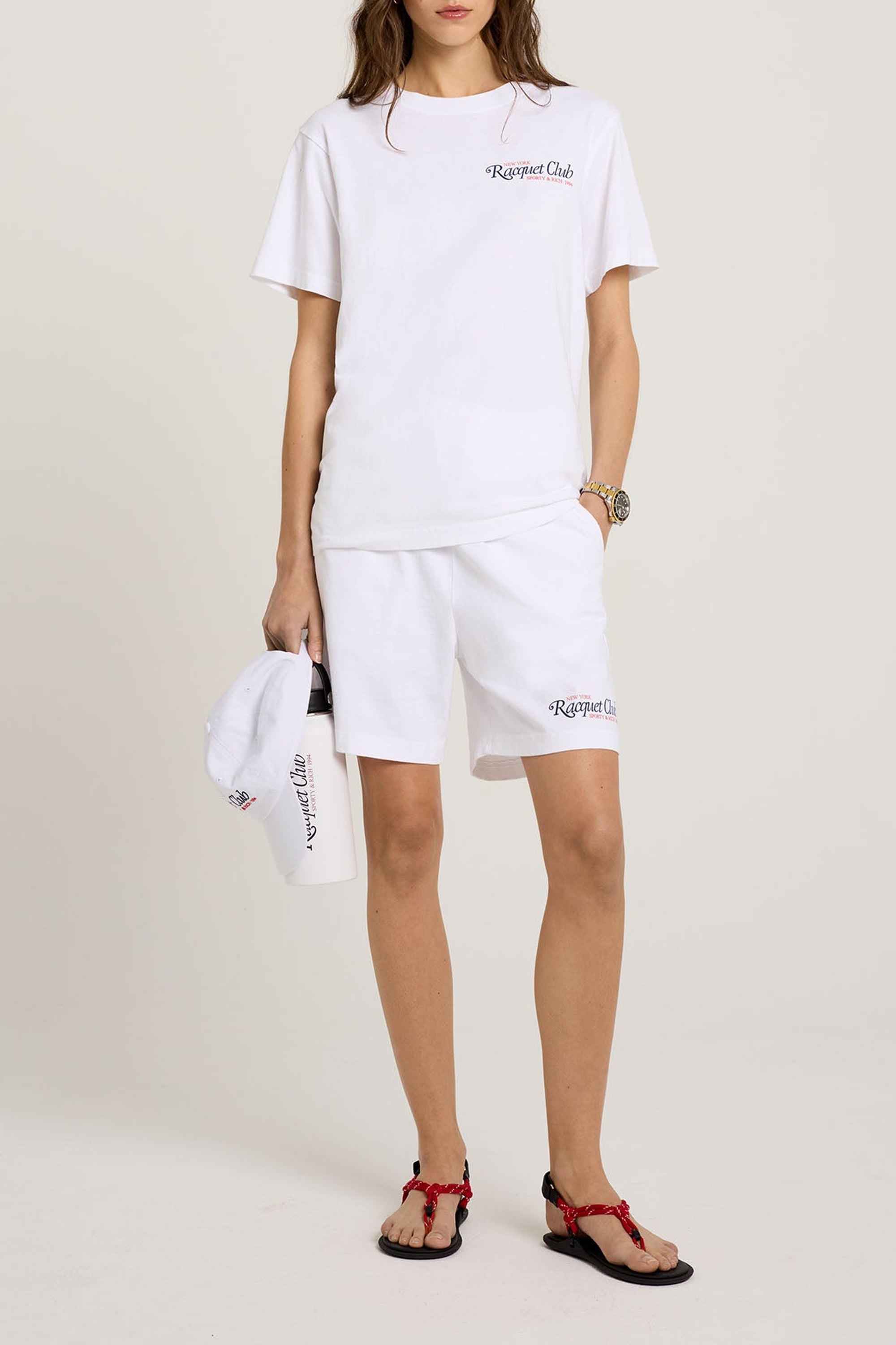 Short 94 Racquet Club à poches - White