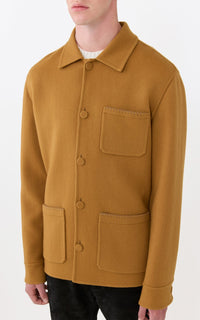 Yellow Ochre / Veste Ulu en cachemire - Yellow Ochre