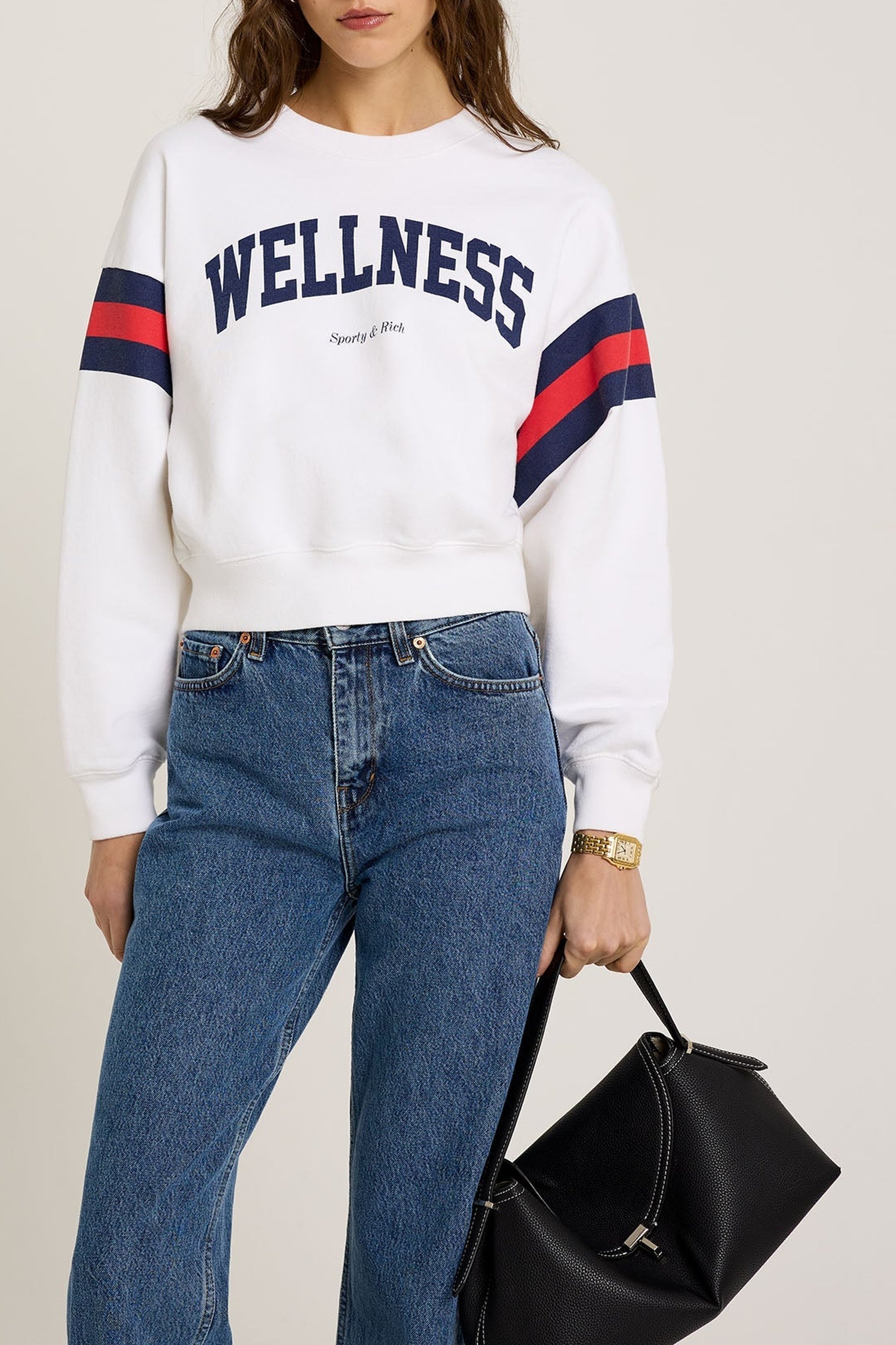 Sweatshirt Wellness Ivy imprimé - White