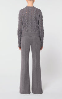 Dark Grey Multi / Pull Anthea en cachemire - Dark Grey Multi