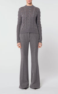 Dark Grey Multi / Pull Anthea en cachemire - Dark Grey Multi