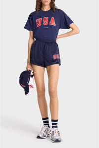 T-shirt USA imprimé - Navy