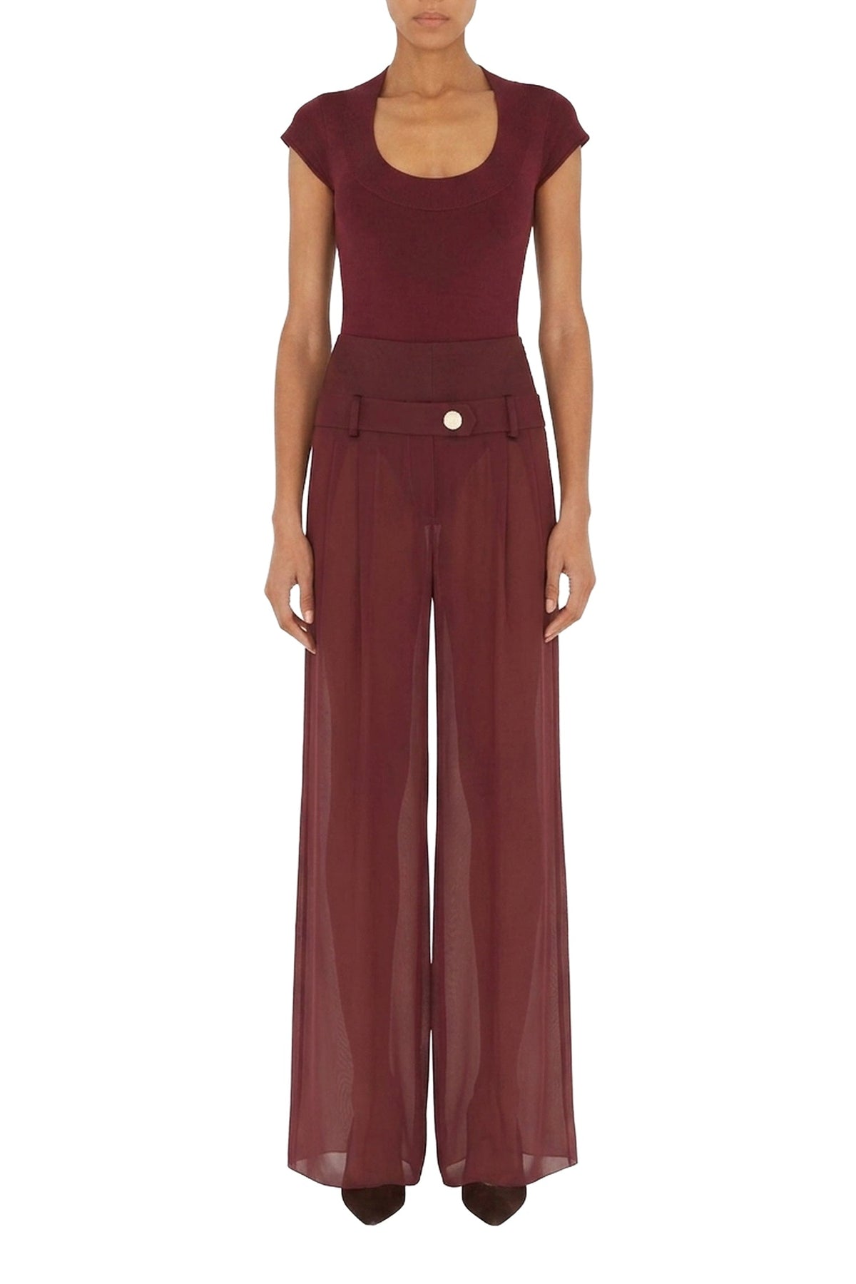 Sasha Capsleeve Body - Mahogany