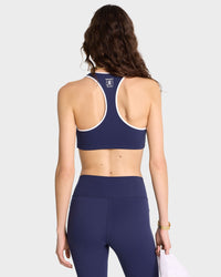 V-neck bra - Navy