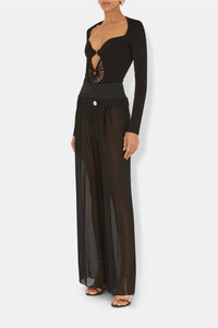 Body Hepworth à manches longues - Black