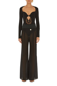 Body Hepworth à manches longues - Black