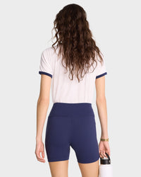 T-shirt LA à liseré - White & Navy