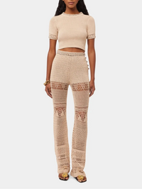 Shiny Beige Pantalon - Shiny Beige