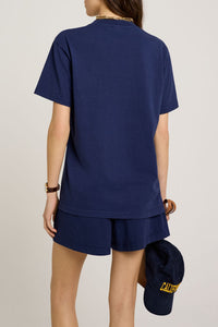 T-shirt NY Tennis Club à impression - Navy