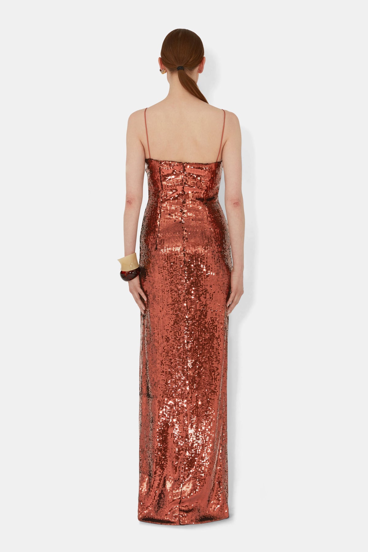 Phoebe Bustier Dress - Mahogany