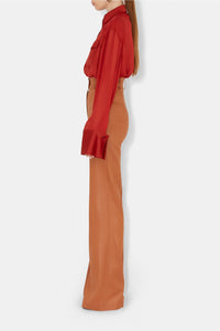 Blouse Strata en soie - Mahogany