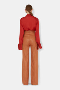 Blouse Strata en soie - Mahogany