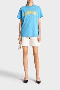 T-shirt California imprimé - Malibu Blue