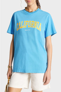 T-shirt California imprimé - Malibu Blue