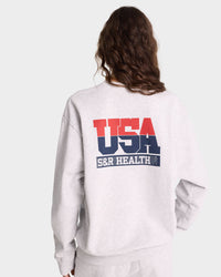 Sweatshirt Team USA imprimé - Heather Gray