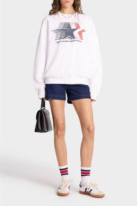 Sweatshirt à impression - White