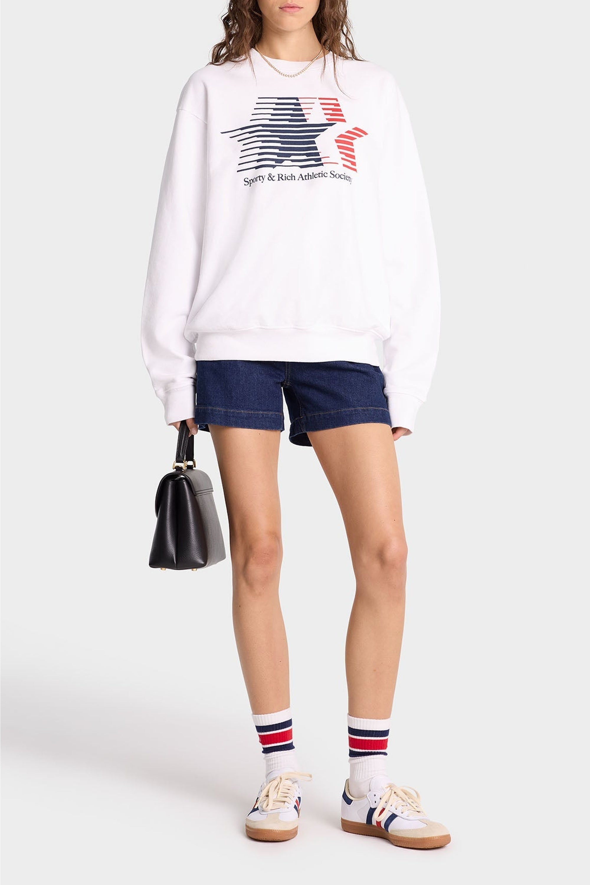 Sweatshirt à impression - White