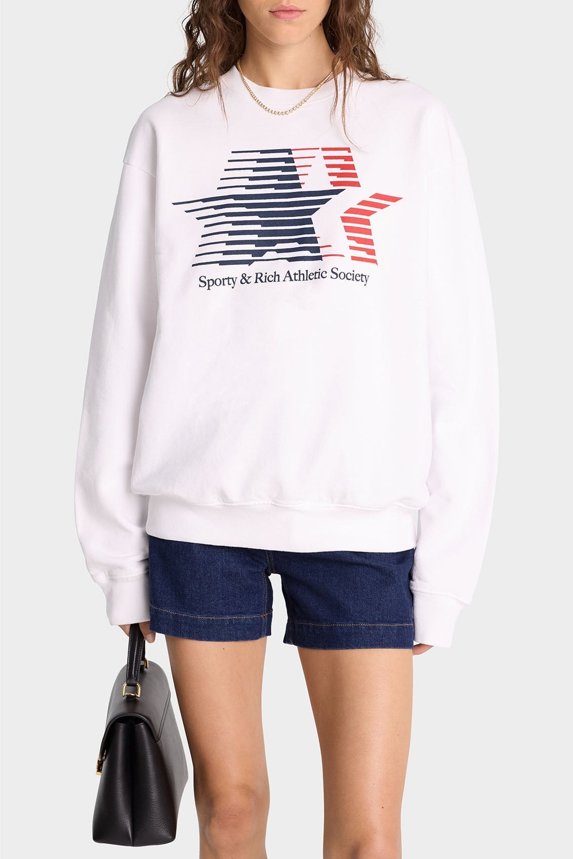 Sweatshirt à impression - White