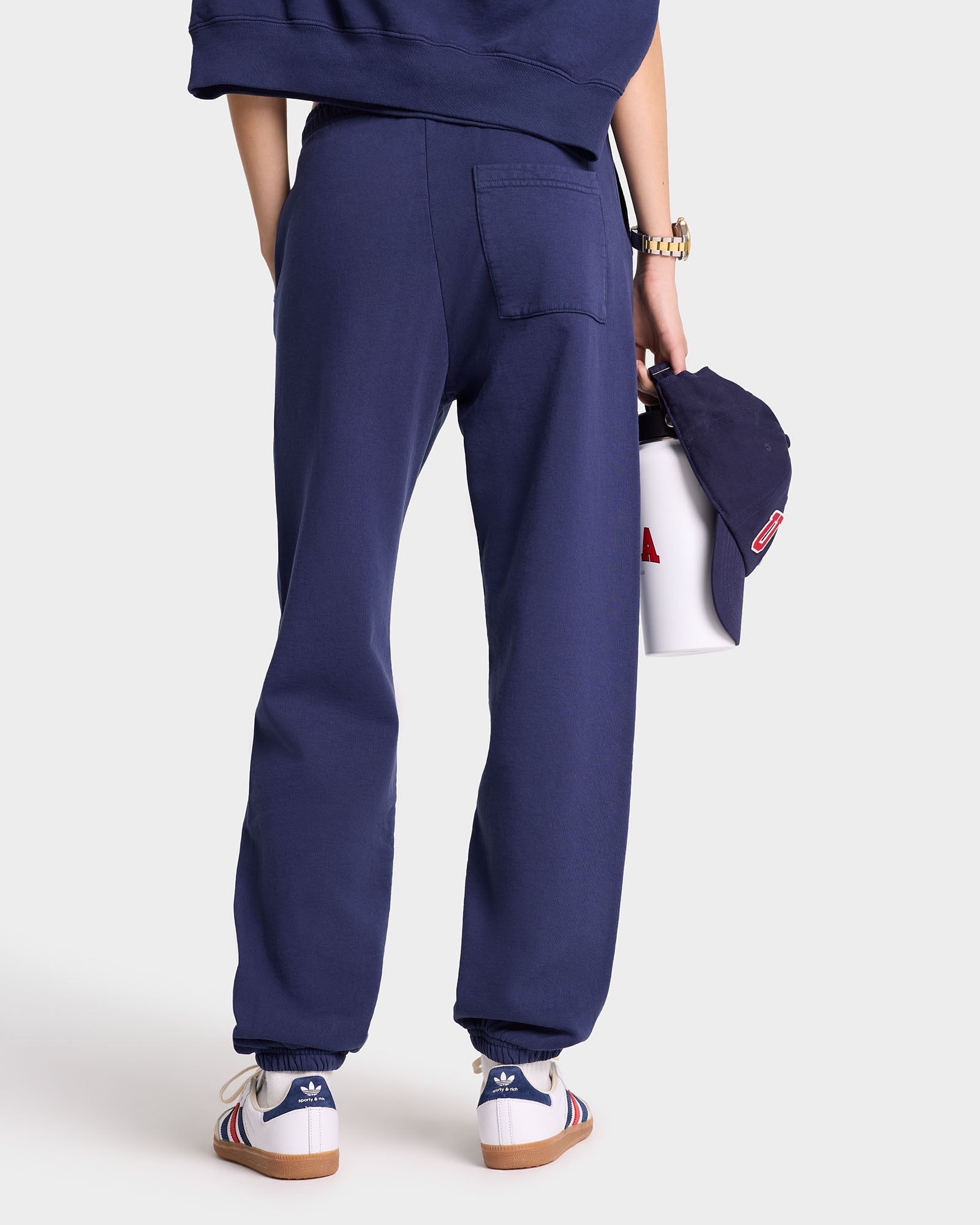 USA Athletics printed sweatpants - Navy