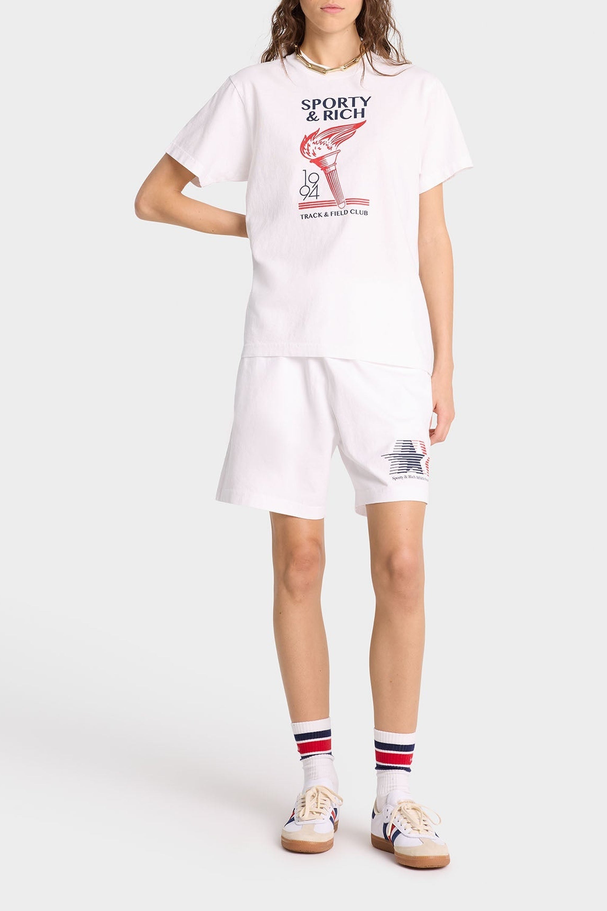 T-shirt Torch imprimé - White