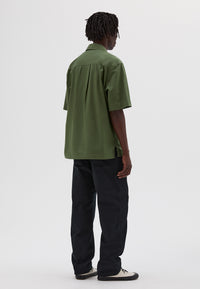 Chemise à enfiler à zip - Green