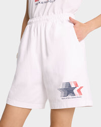 Bermuda en velours - White