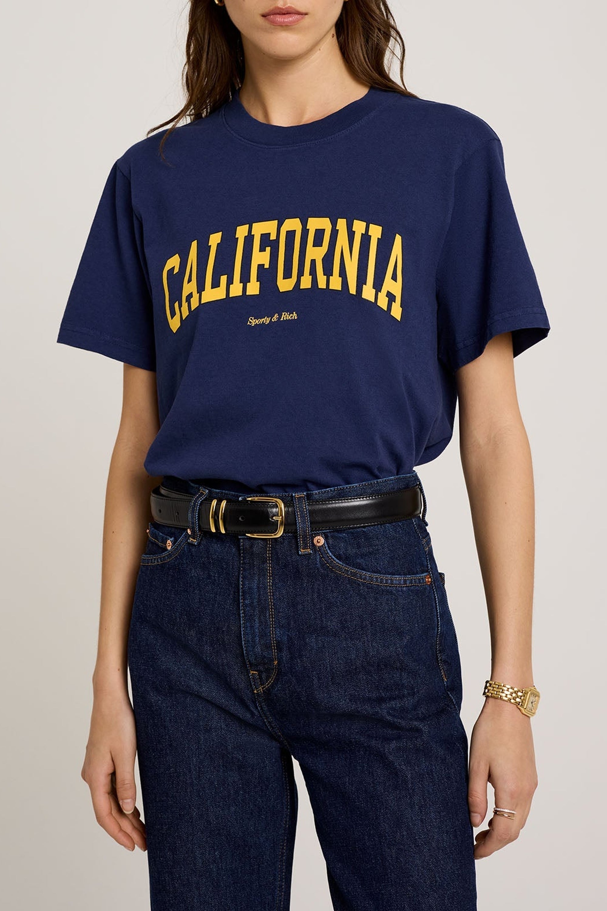 T-shirt California imprimé - Navy