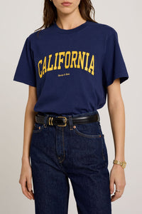 T-shirt Wellness Ivy à impression - China Blue